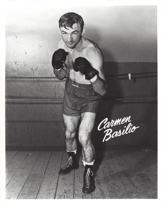 Carmen Basilio Magnet Boxing Picture Full Length Pose