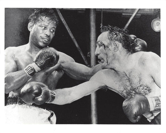Carmen Basilio Vs Sugar Ray Robinson Magnet Boxing Great Action