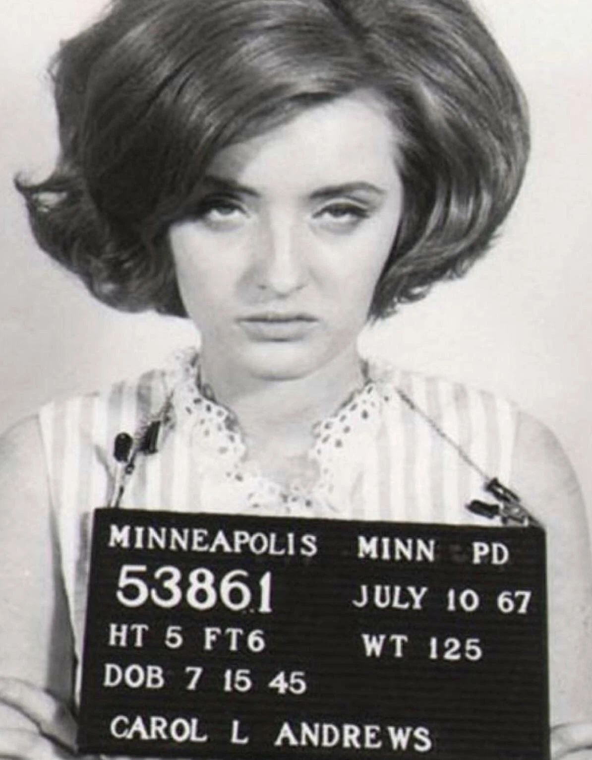 Carol Andrews Mugshot Poster Picture Photo Print Actress Mug Shot