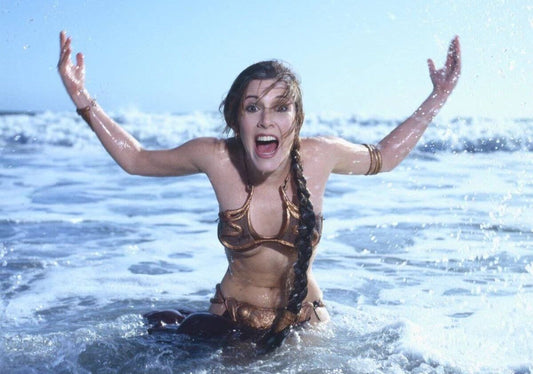 Carrie Fisher Princess Leia Star Wars Jedi Beach Picture Magnet Print 8 X 10