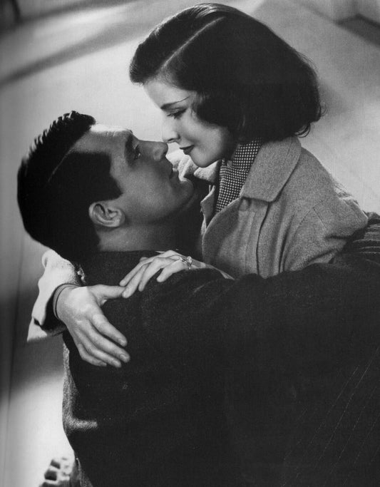Cary Grant Katharine Hepburn Bringing Up Baby Classic Picture Keychain