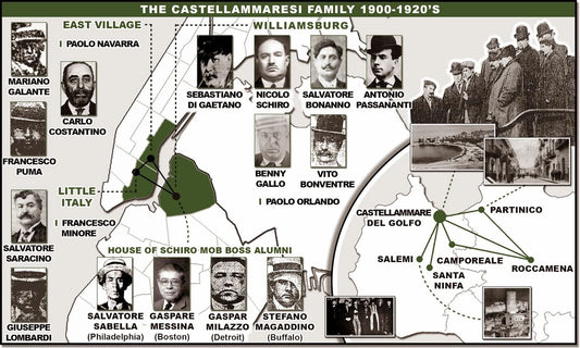 Castellammaresi Crime Family Photo Mafia Organized Crime Mobster Picture