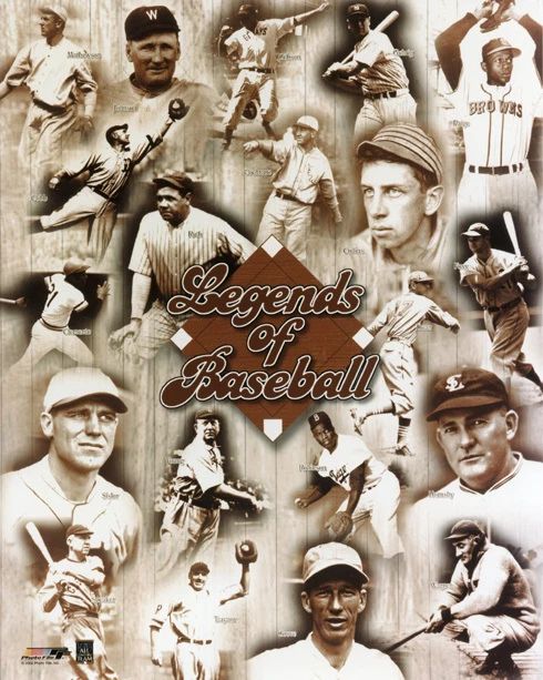 Century Legends All Time Greats Glossy Keychain Paige Ruth Cobb Wagner Young