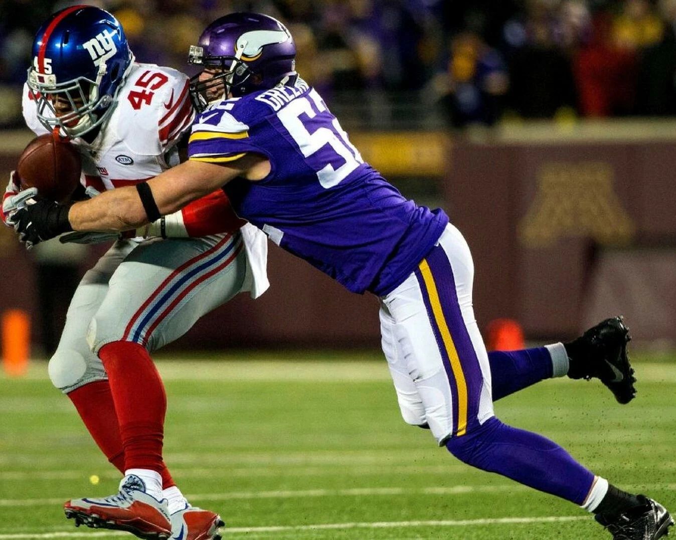 Chad Greenway Magnet Minnesota Vikings Nfl Football Vs Giants
