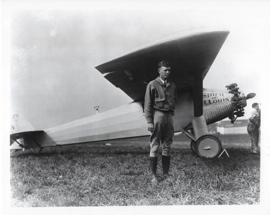 Charles Lindbergh Magnet Aviation Pioneer Picture Airplane