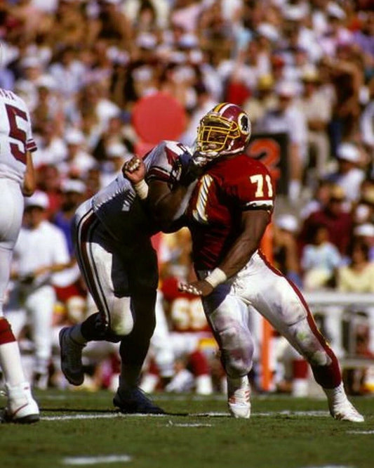 Charles Mann Keychain Washington Redskins Picture Nfl Action