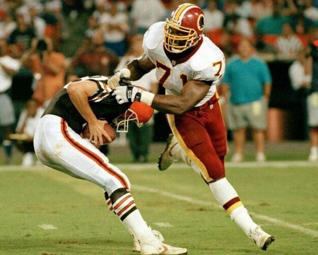 Charles Mann Keychain Washington Redskins Picture Nfl Vs Browns