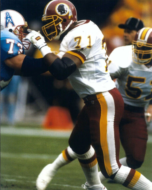 Charles Mann Photo Washington Redskins Picture Nfl Vs Oilers