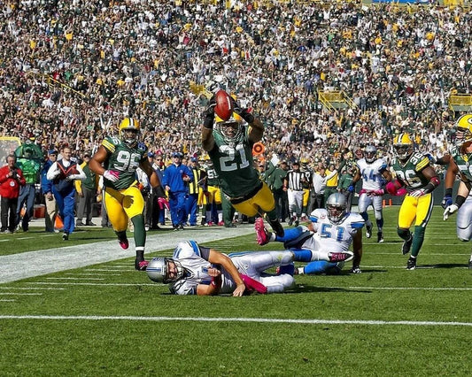 Charles Woodson Keychain Green Bay Packers Picture Nfl Football Game Action