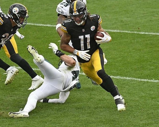 Chase Claypool Keychain Pittsburgh Steelers Picture Nfl Football Vs Eagles