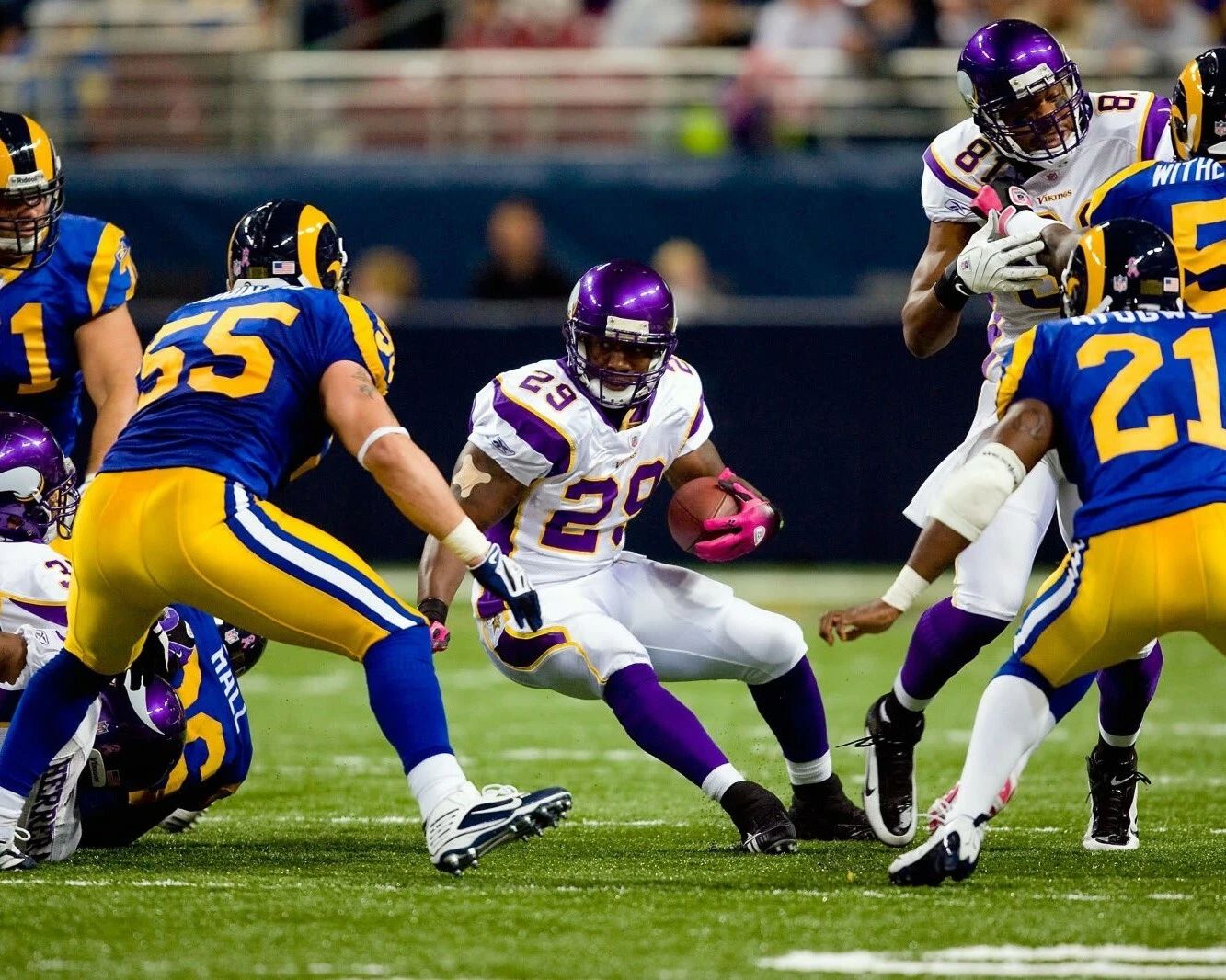 Chester Taylor Magnet Minnesota Vikings Nfl Football Vs Rams