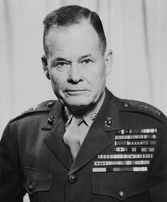 Chesty Puller Wwii Marine Officer Korean War Poster Photo Picture Print