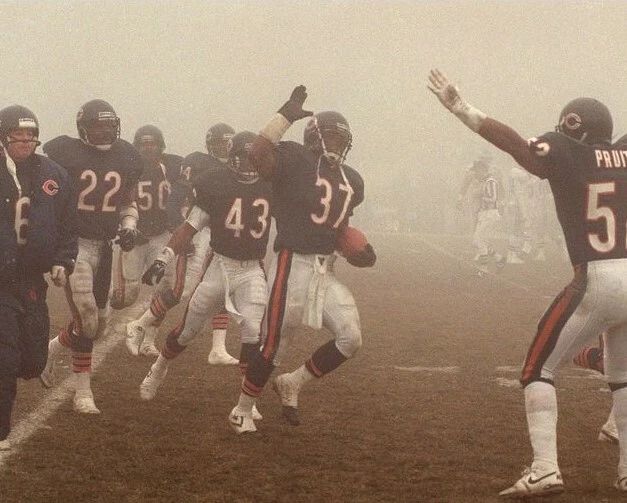 Chicago Bears Fog Bowl Magnet Football Picture Vs Eagles Nfl