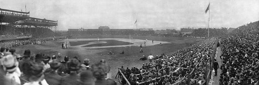 Chicago South Side Park Keychain Chicago Browns Picture Baseball Wide Border
