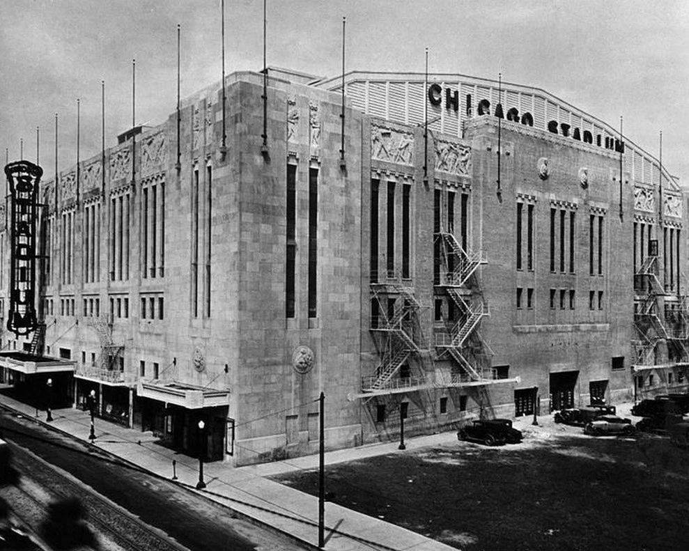 Chicago Stadium Magnet Original 6 Nhl Hockey Arena Picture Blackhawks