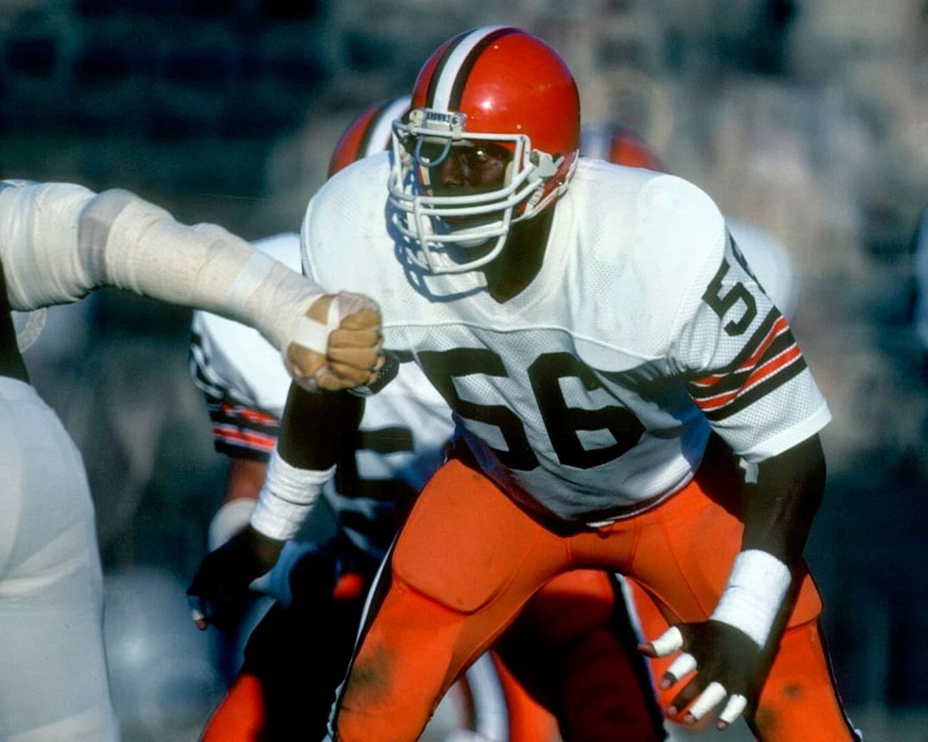 Chip Banks Magnet Cleveland Browns Picture Nfl Football Close Action
