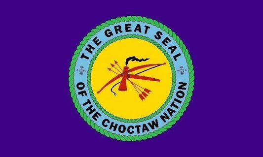 Choctaw Nation Flag Native American Indian People Magnet Picture Magnet