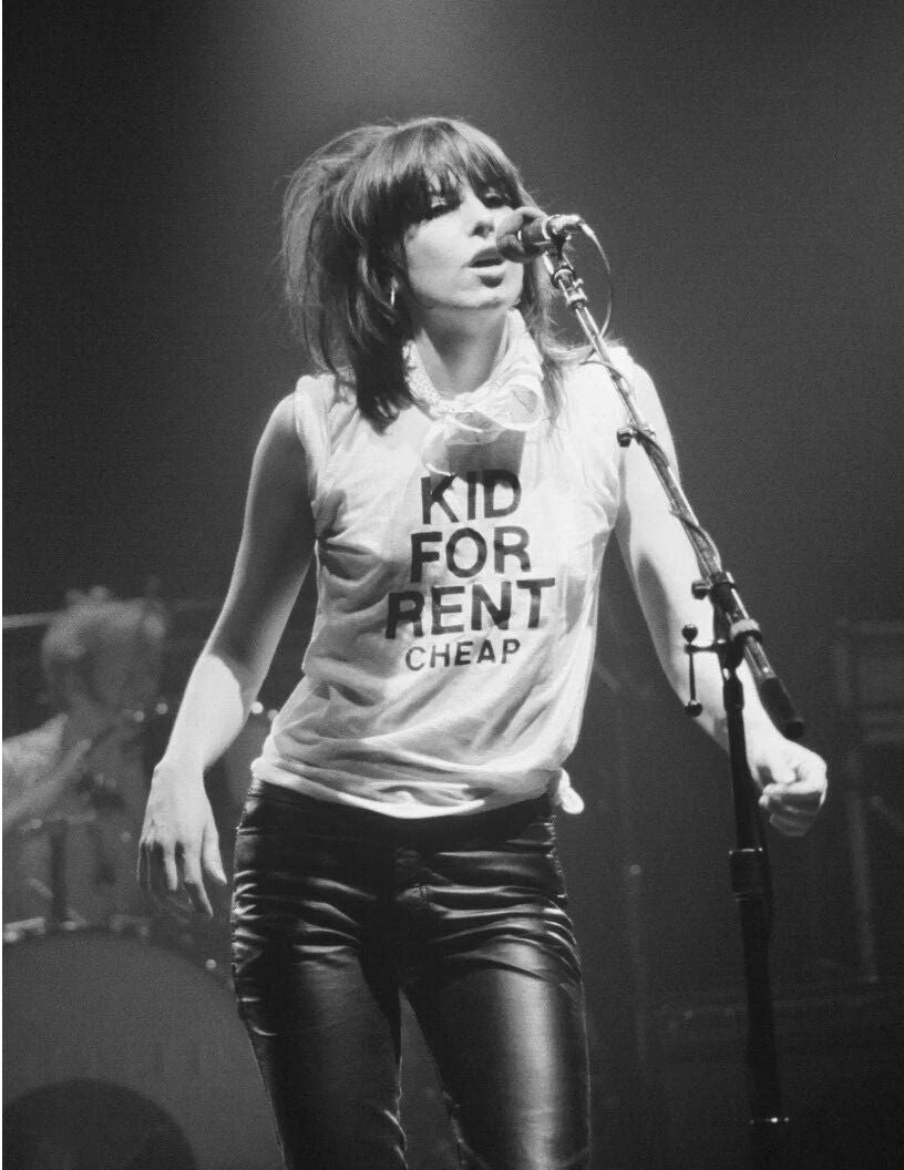 Chrissie Hynde Singer Of The Pretenders Rock Concert Picture Magnet Print
