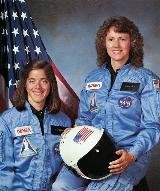 Christa Mcauliffe & Barbara Morgan Nasa Astronauts & Teachers Keychain