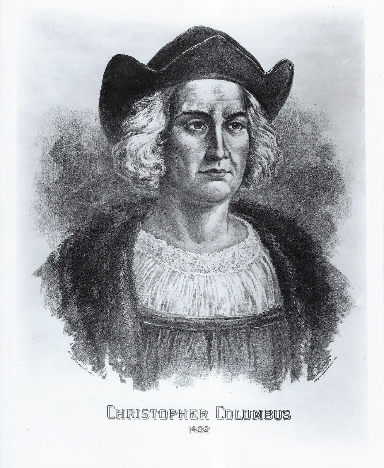 Christopher Columbus Magnet Picture Italian Explorer Navigator