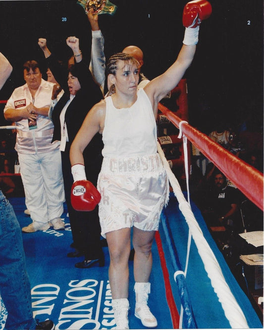 Christy Martin Magnet Boxing Picture In Victory
