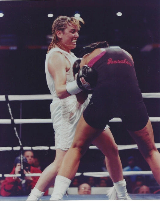Christy Martin Keychain Boxing Picture Ring Action