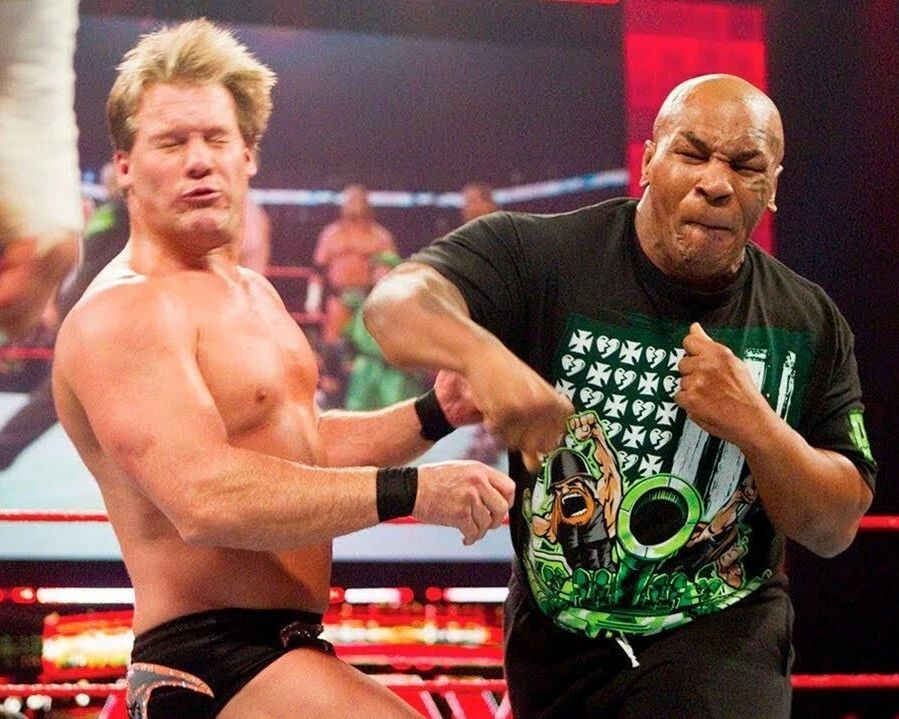 Chris Jericho & Mike Tyson Photo Wrestling Picture Wwe