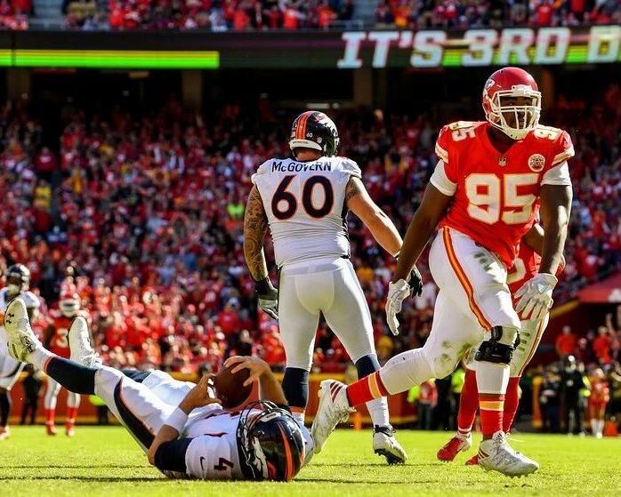 Chris Jones Keychain Kansas City Chiefs Kc Picture Nfl Vs Broncos