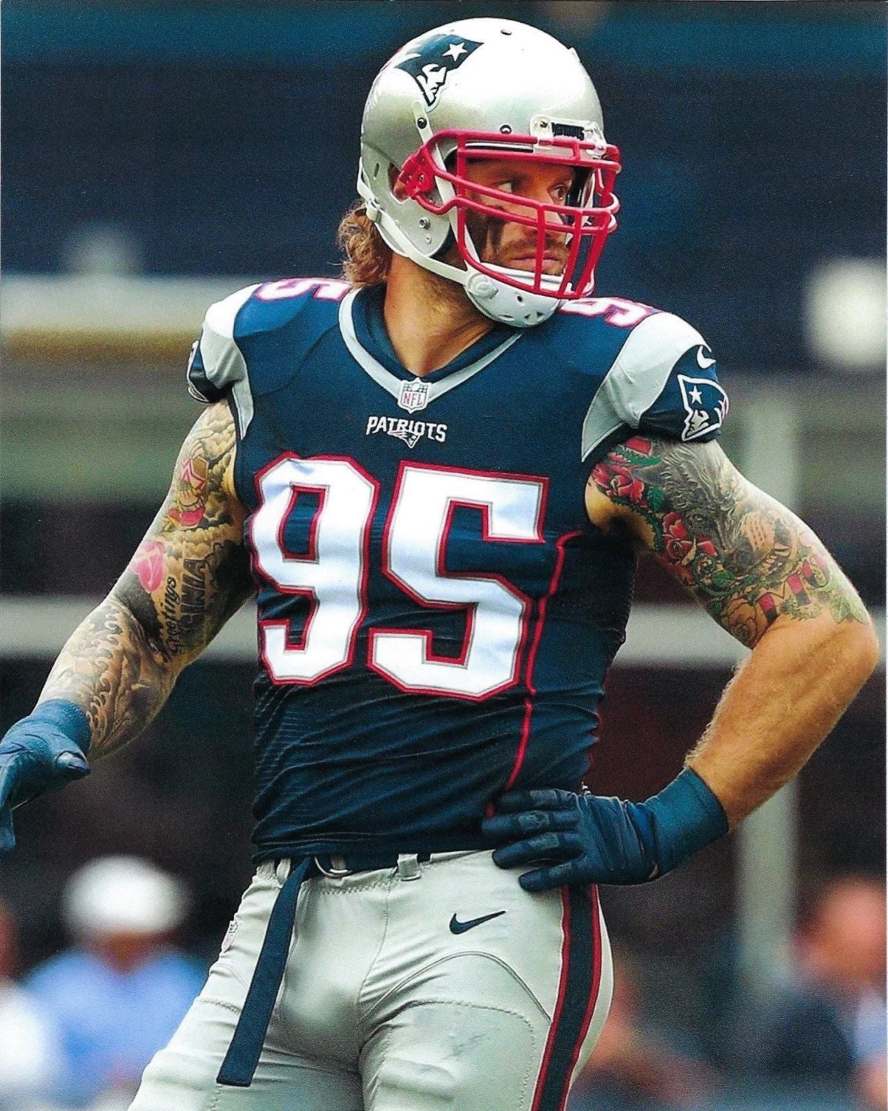 Chris Long Magnet New England Patriots Picture Nfl Football