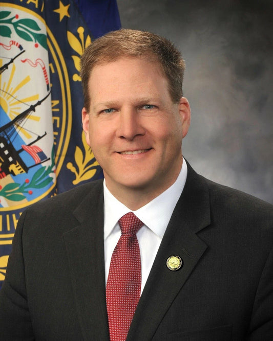Chris Sununu New Hampshire Governor Picture Keychain Keychain Banner