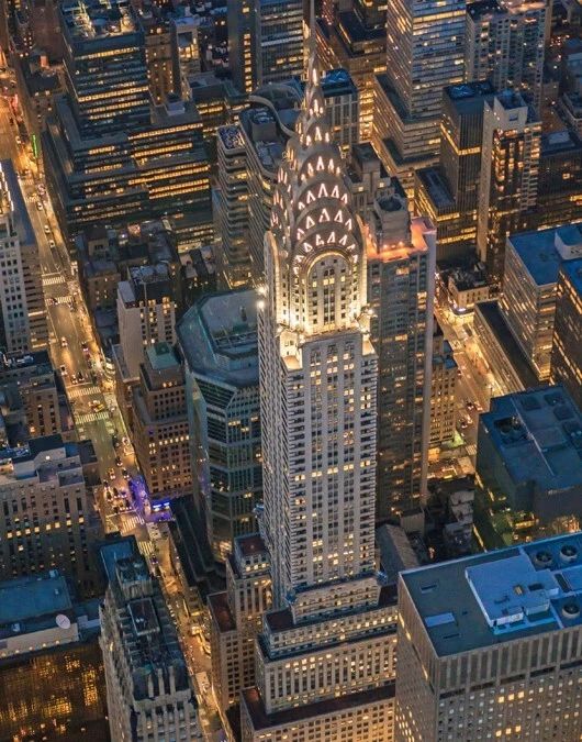 Chrysler Building Glossy Magnet Manhattan New York City Print Skyscraper 2