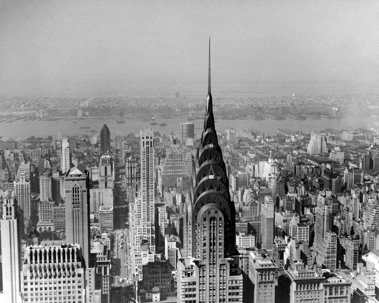 Chrysler Building In New York City Skyline Manhattan Poster Picture Photo Print