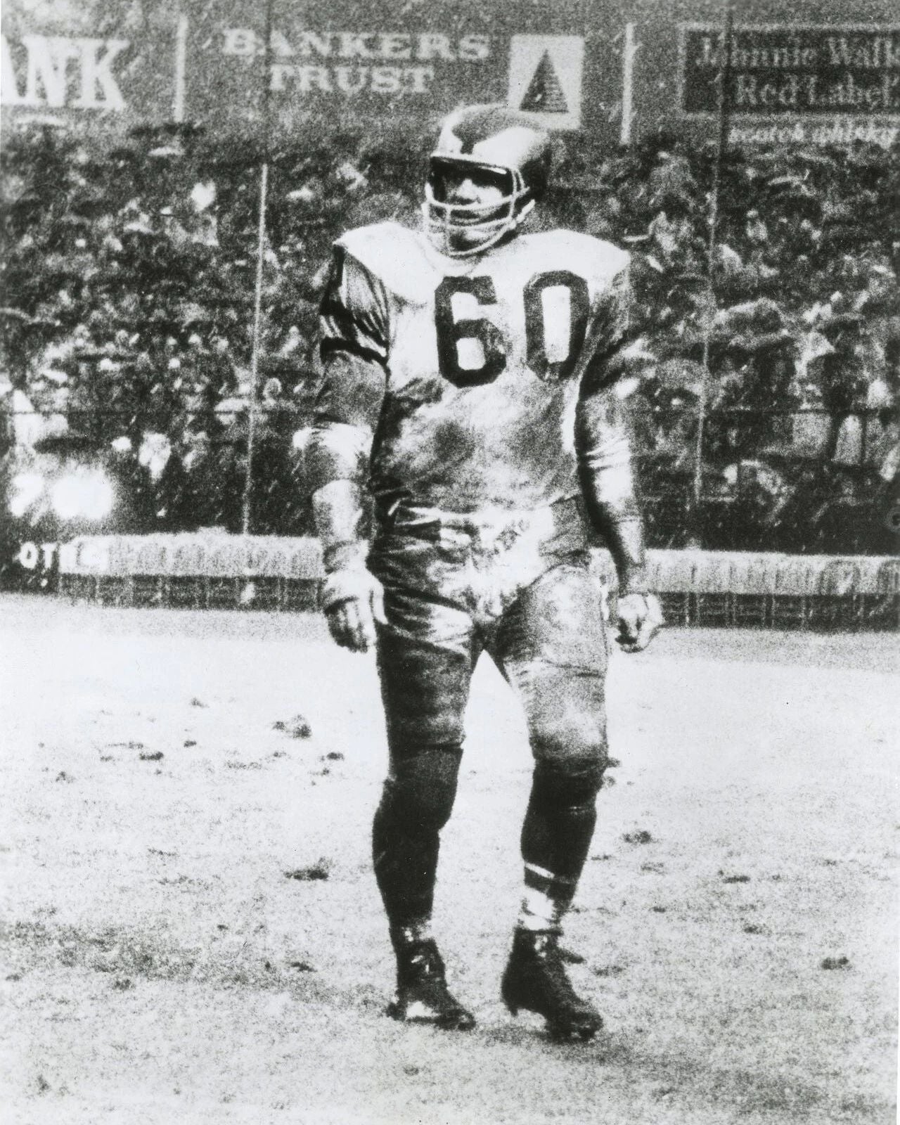 Chuck Bednarik Magnet Philadelphia Eagles Picture Nfl Football Snow