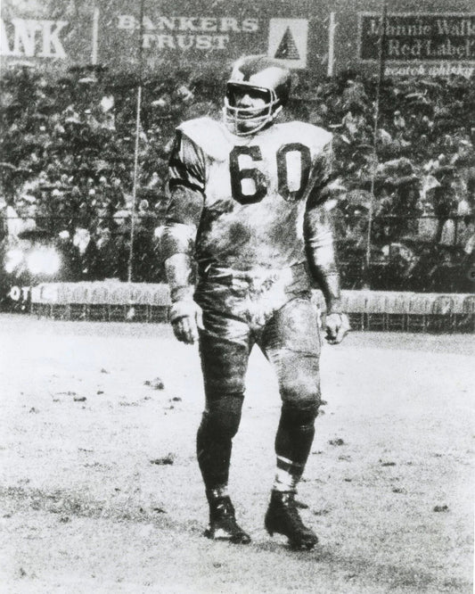 Chuck Bednarik Magnet Philadelphia Eagles Picture Nfl Football Snow