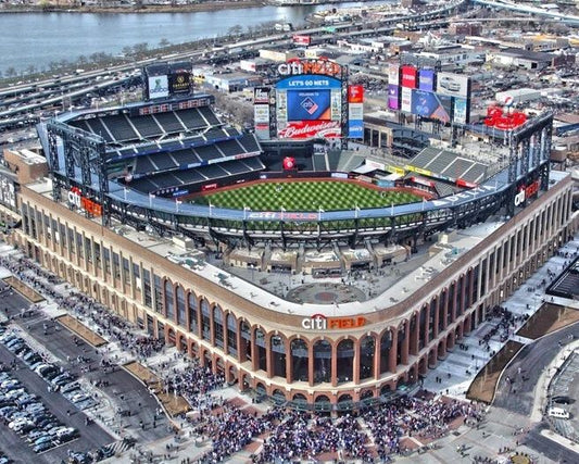 Citi Field Glossy Keychain New York Mets Stadium Print Baseball Keychain 1