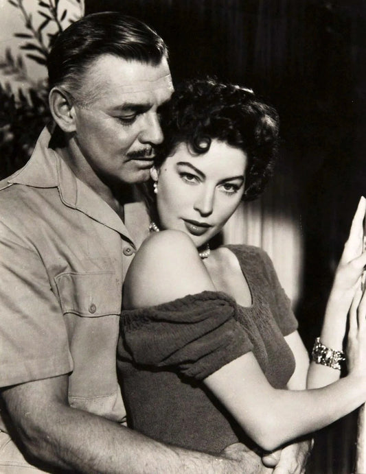 Clark Gable Ava Gardner In Mogambo 1953 Movie Picture Magnet Print