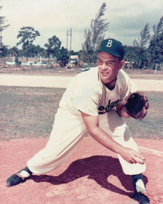 Clem Lebine Keychain Brooklyn Dodgers Baseball Picture Mlb