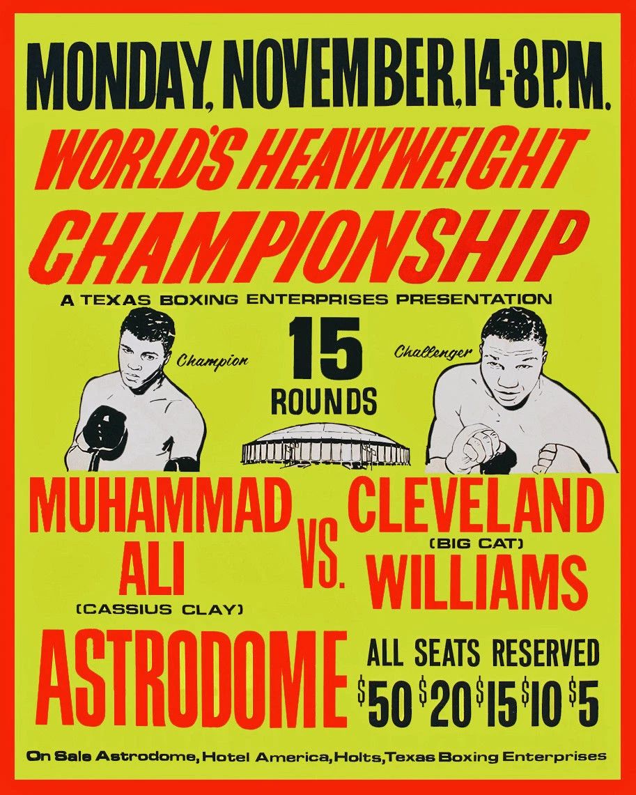 Cleveland Williams Vs Muhammad Ali Keychain Boxing Keychain Picture