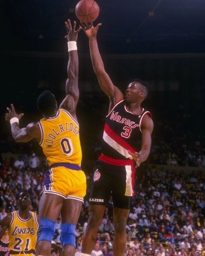 Cliff Robinson Portland Trail Blazers Basketball Nba Vs Lakers 300 PCS Jigsaw
