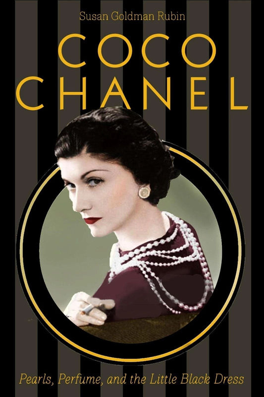 Coco Chanel French Fashion Designer Pearls Perfume Picture Magnet Print