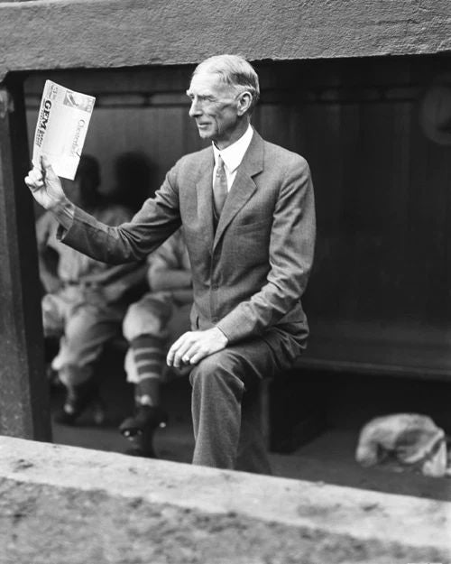 Connie Mack Glossy Keychain Philadelphia Athletics Keychain Hof 37