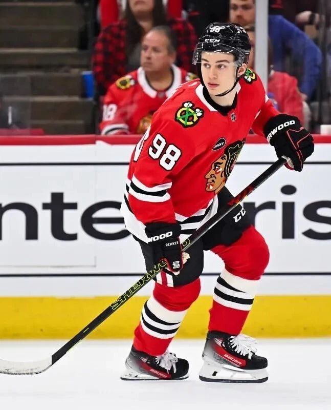 Connor Bedard Photo Hockey Chicago Blackhawks Picture Nhl