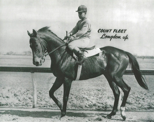 Count Fleet Photo Horse Racing Picture Jockey John Longdon