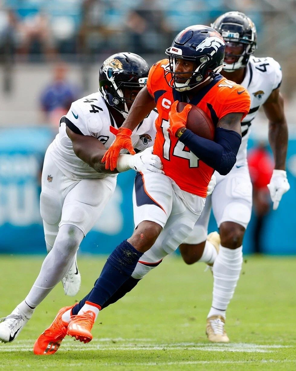 Courtland Sutton Keychain Denver Broncos Picture Nfl Football Vs Ravens