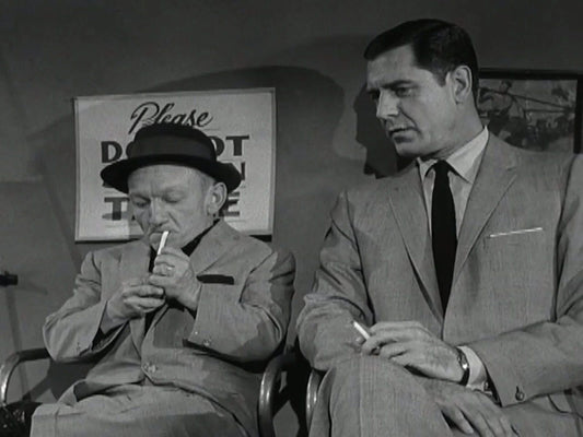 Craig Stevens & Billy Barty In Peter Gunn Tv Show Picture Magnet Print