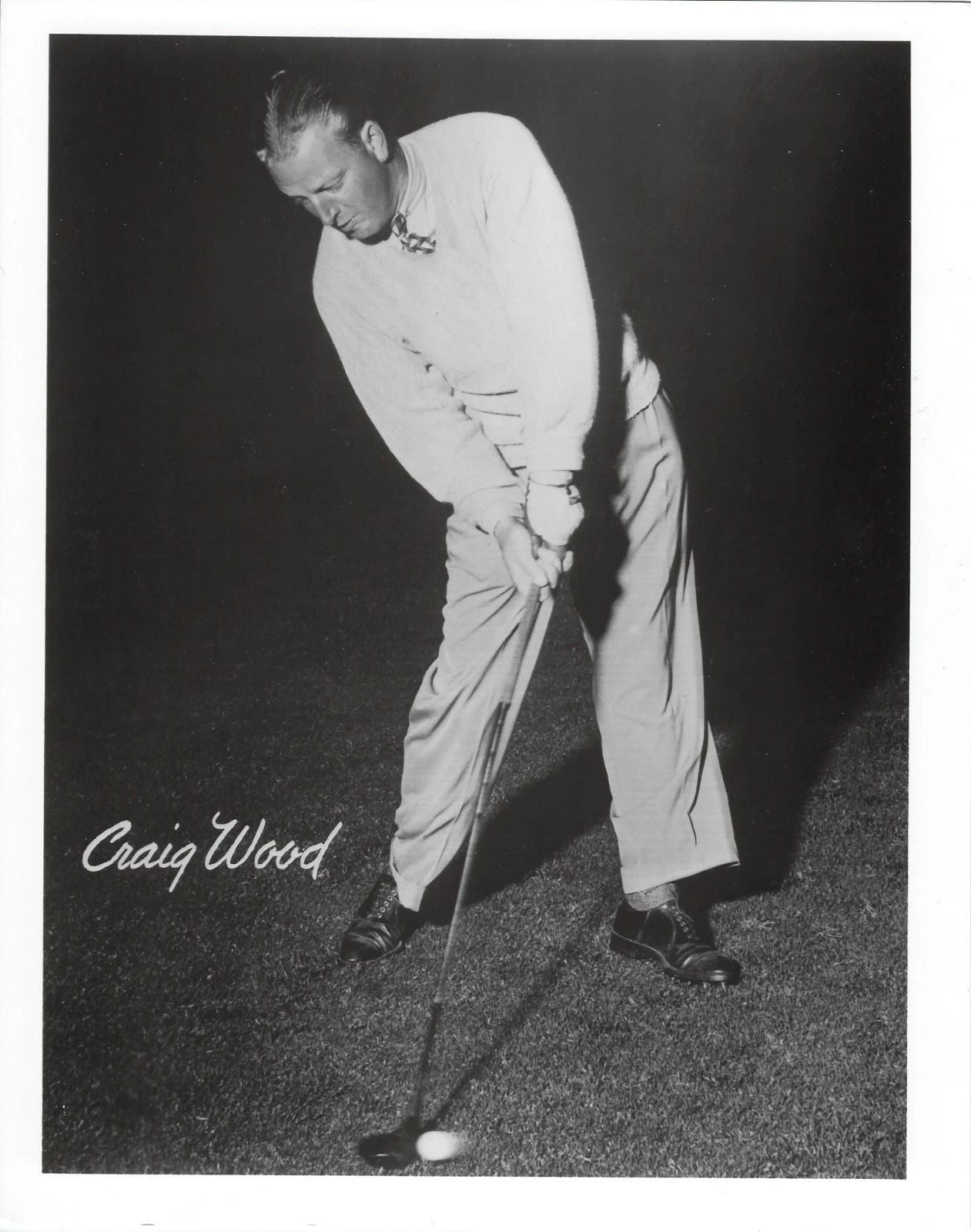 Craig Wood Magnet Golf Picture
