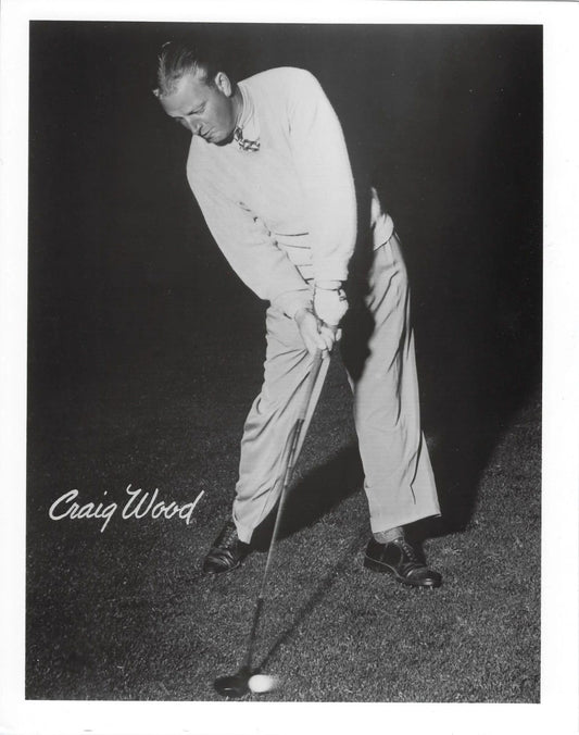 Craig Wood Keychain Golf Picture