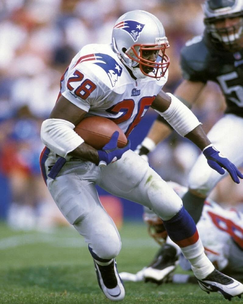 Curtis Martin Photo New England Patriots Picture Nfl Football Vs Eagles