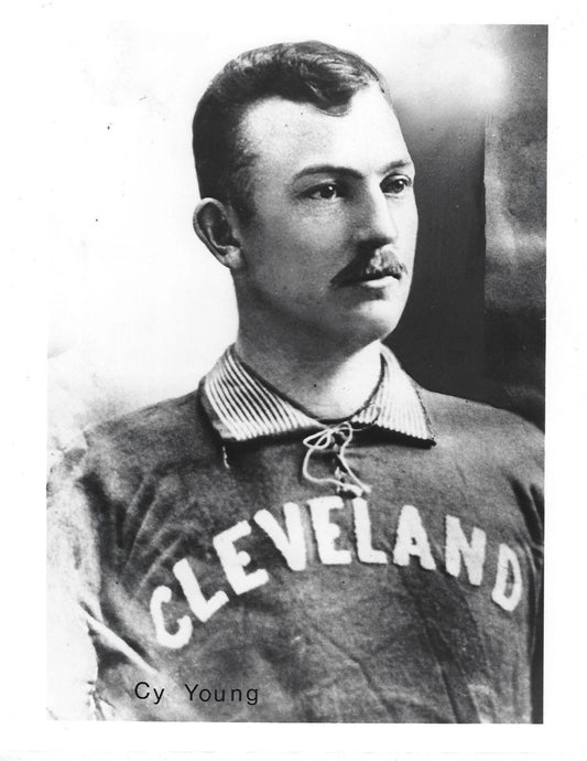 Cy Young Photo Cleveland Naps Baseball Picture Mlb Close Up