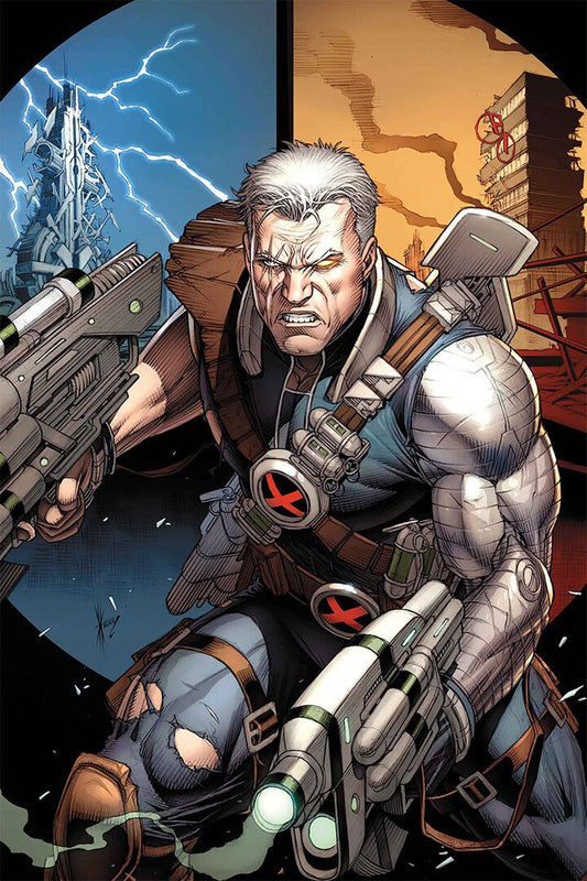 Cable And Xforce Xmen Nathan Summers Decor Wall Art Jigsaw Puzzle